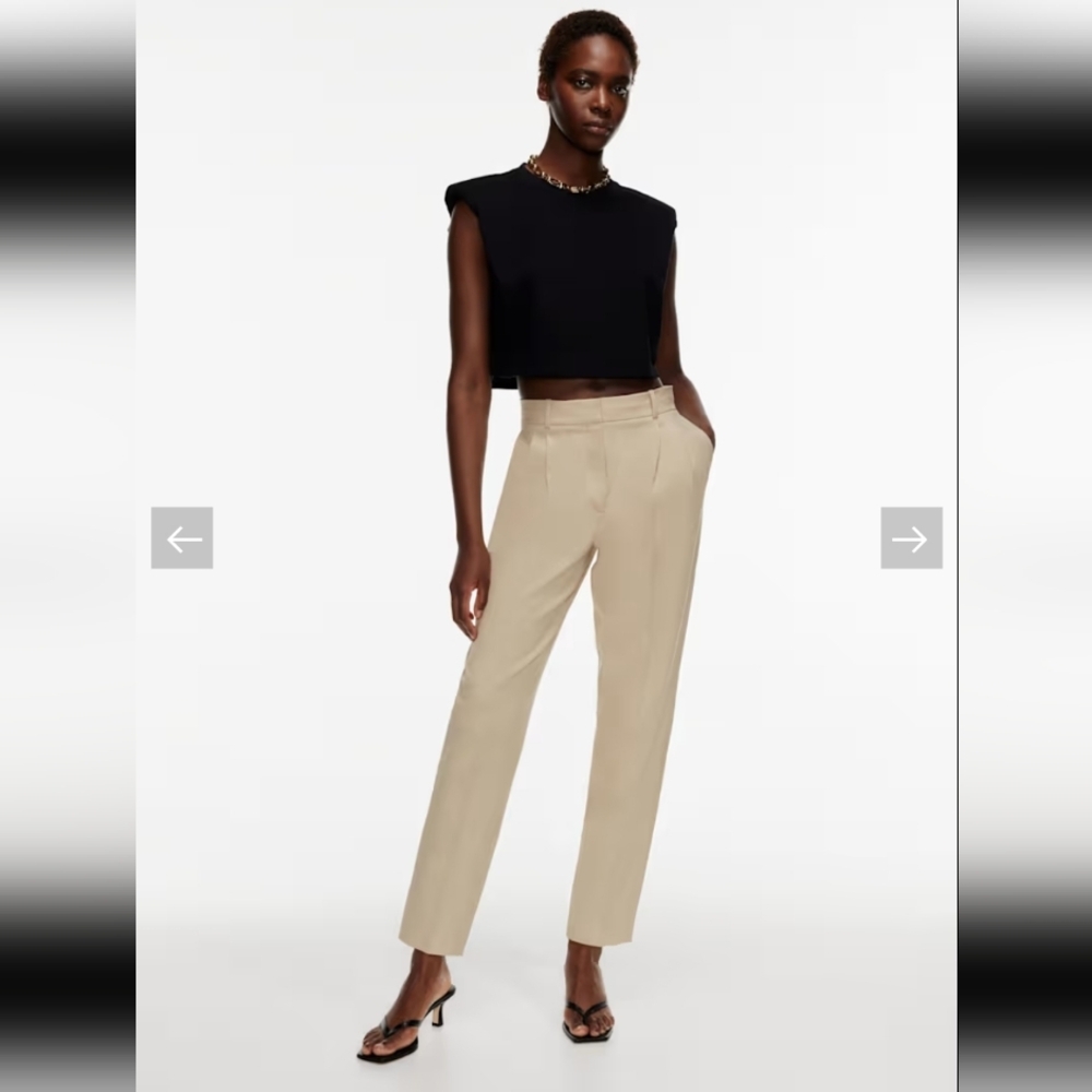 Aritzia Babaton Vogue satin pants Sz 12